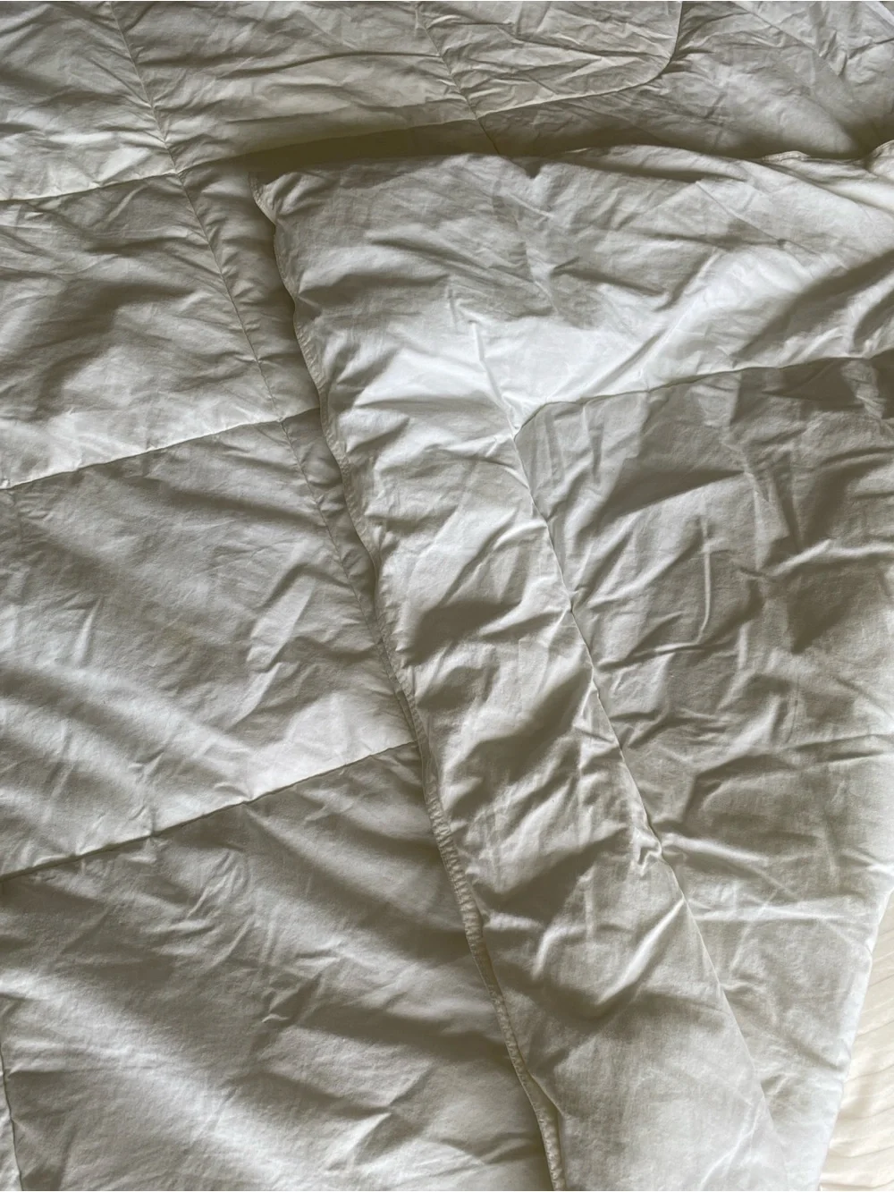 DOWN QUEEN Queen Down Filled Comforter White Luxury Bedding All Season Hotel Sty